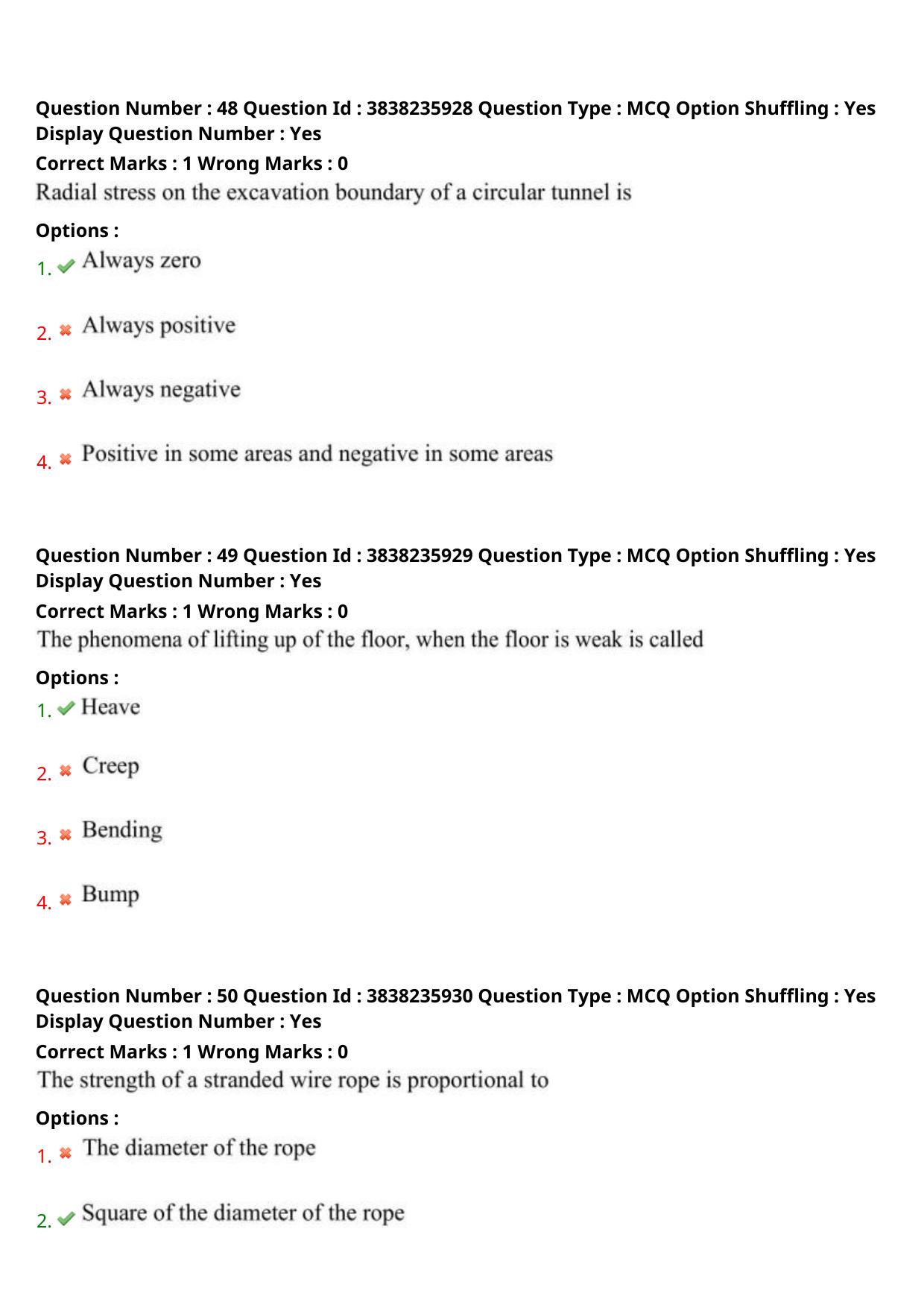 TS PGECET 2024: Mining Engineering Question Papers with Answer - Page 21