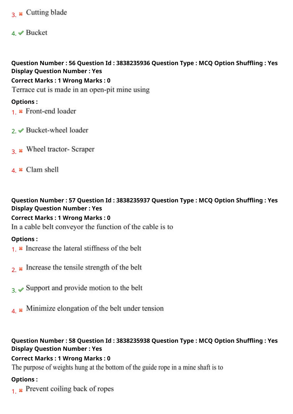 TS PGECET 2024: Mining Engineering Question Papers with Answer - Page 24