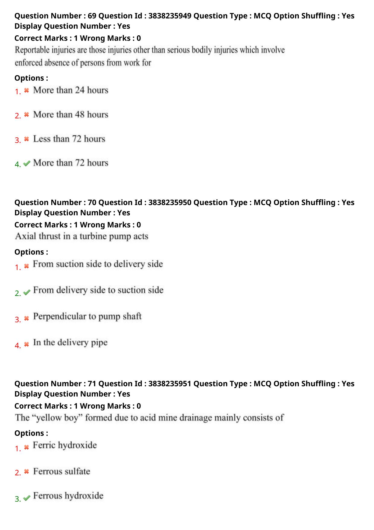 TS PGECET 2024: Mining Engineering Question Papers with Answer - Page 29