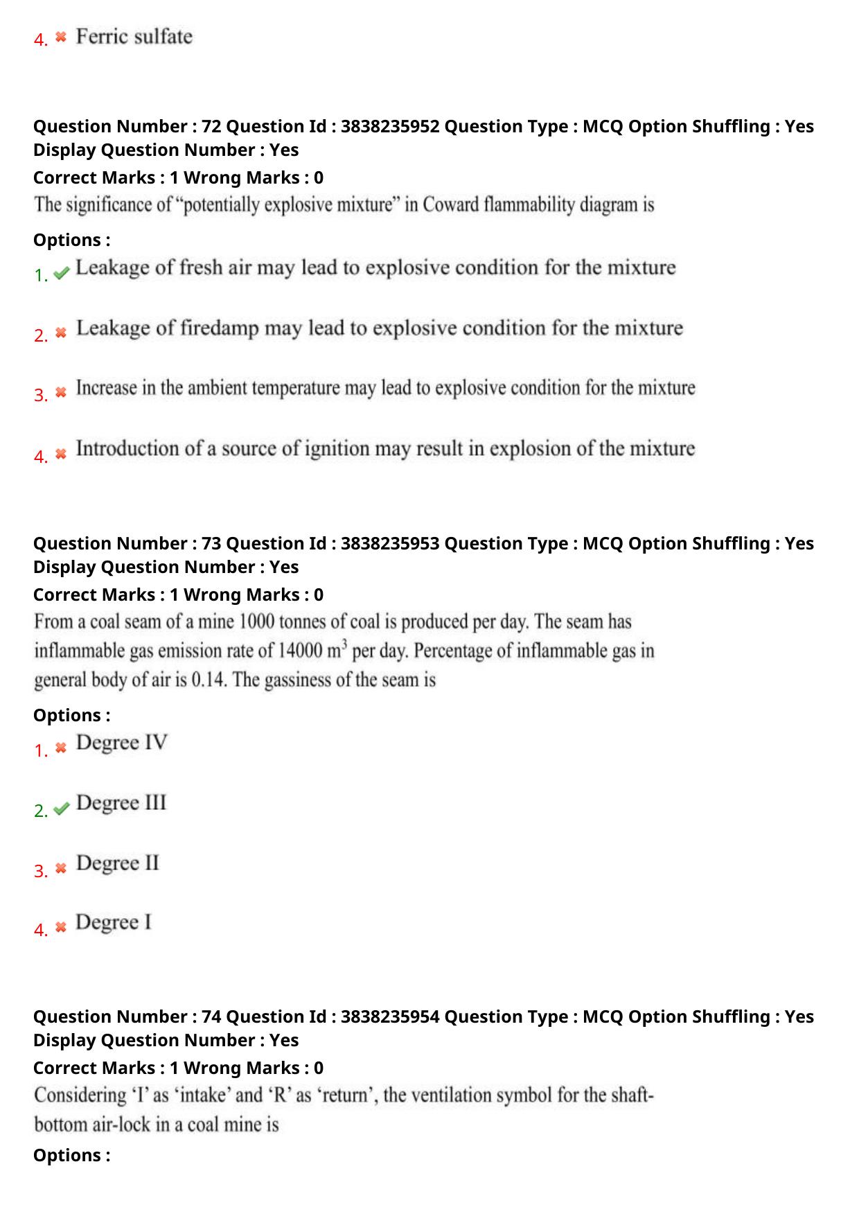 TS PGECET 2024: Mining Engineering Question Papers with Answer - Page 30