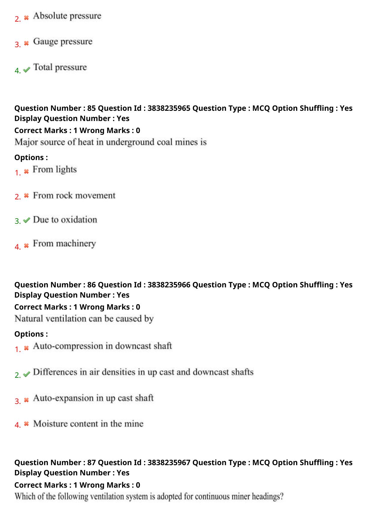 TS PGECET 2024: Mining Engineering Question Papers with Answer - Page 35