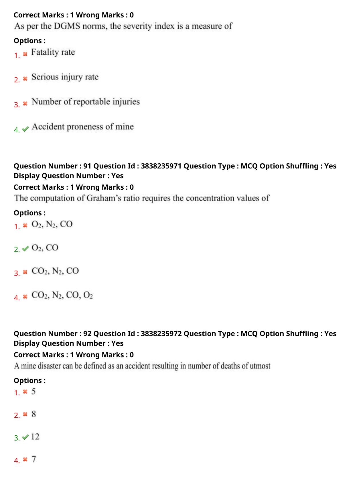 TS PGECET 2024: Mining Engineering Question Papers with Answer - Page 37
