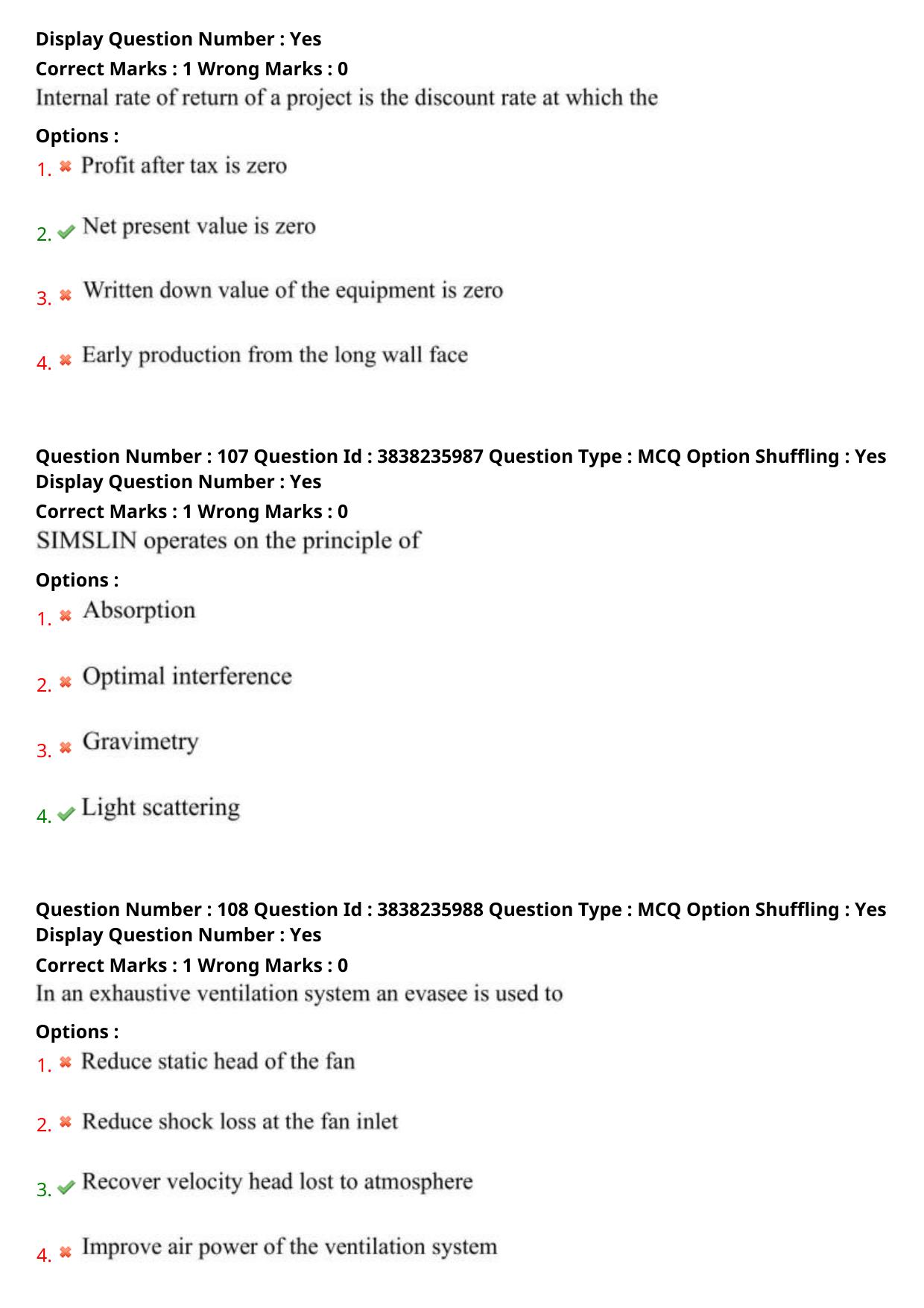 TS PGECET 2024: Mining Engineering Question Papers with Answer - Page 43