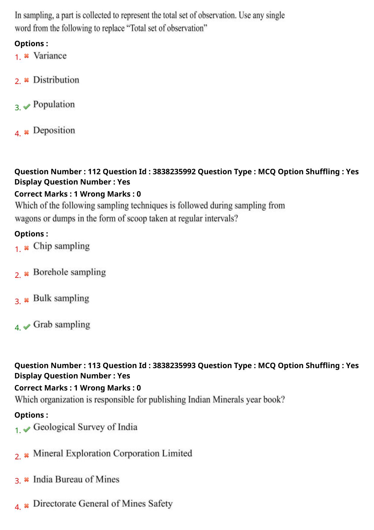 TS PGECET 2024: Mining Engineering Question Papers with Answer - Page 45