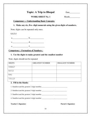 Worksheet for Class 4 Maths Trip to Bhopal Assignment 3