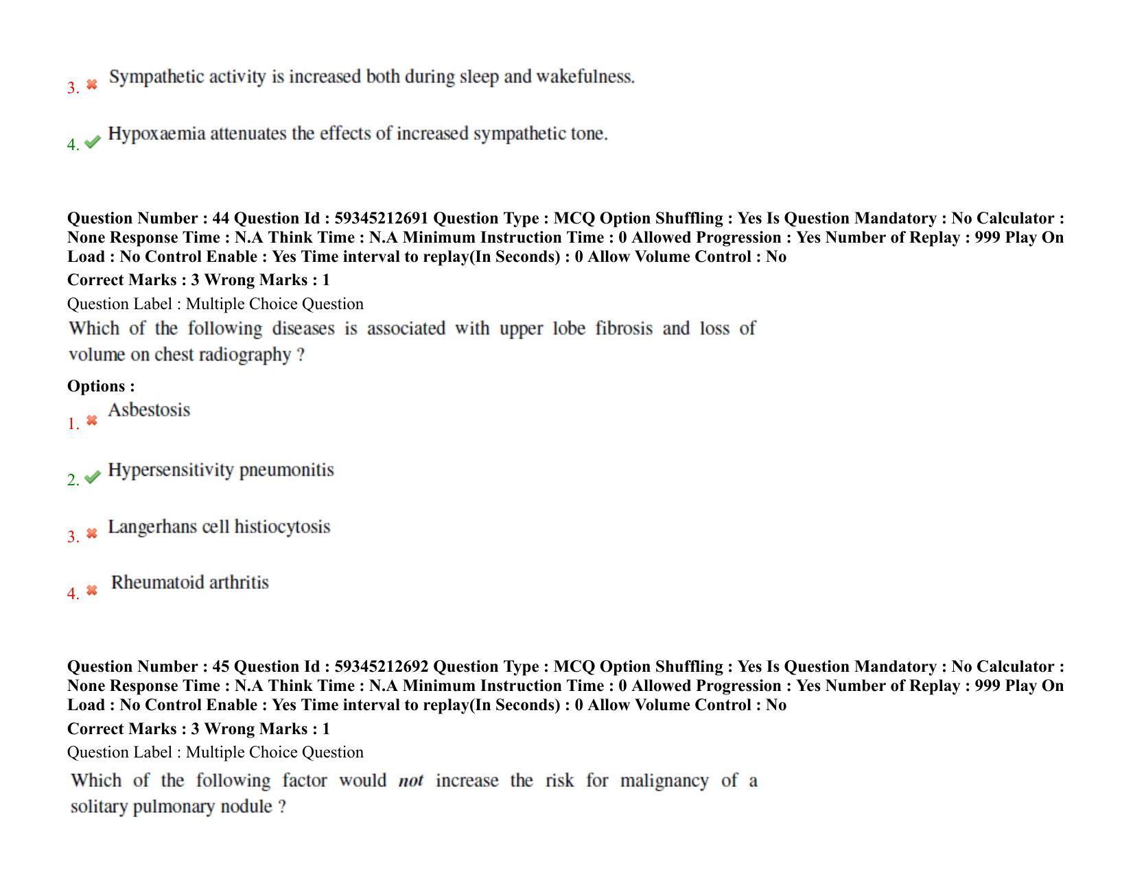 BHU RET T.B. & Chest Diseases 2021 Question Paper - Page 38