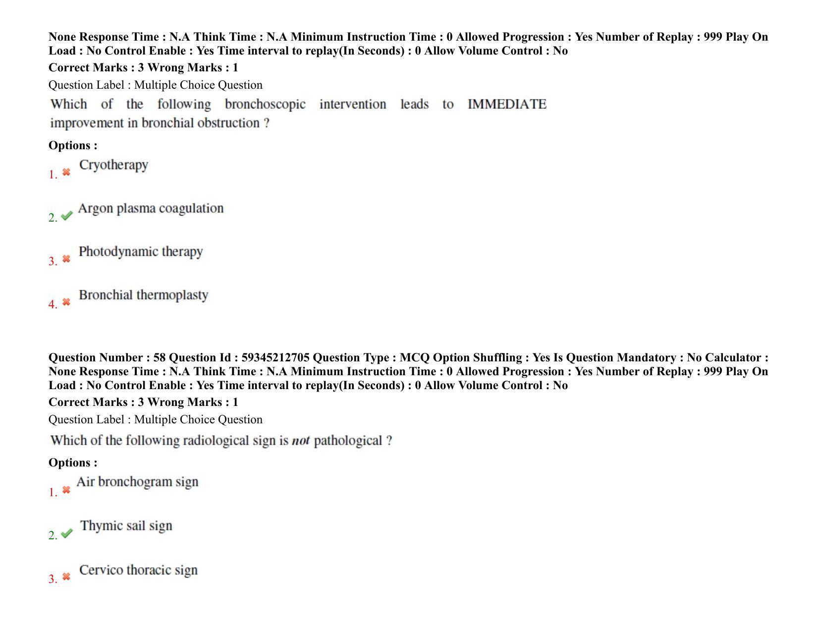 BHU RET T.B. & Chest Diseases 2021 Question Paper - Page 47