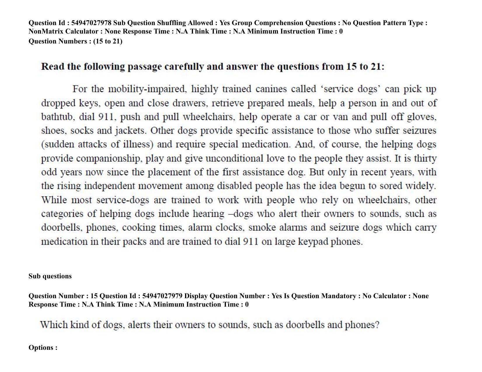 AP RCET 2022: Library and Information Science - 19-10-2022 (Wednesday) Session-I Question Paper With keys - Page 13