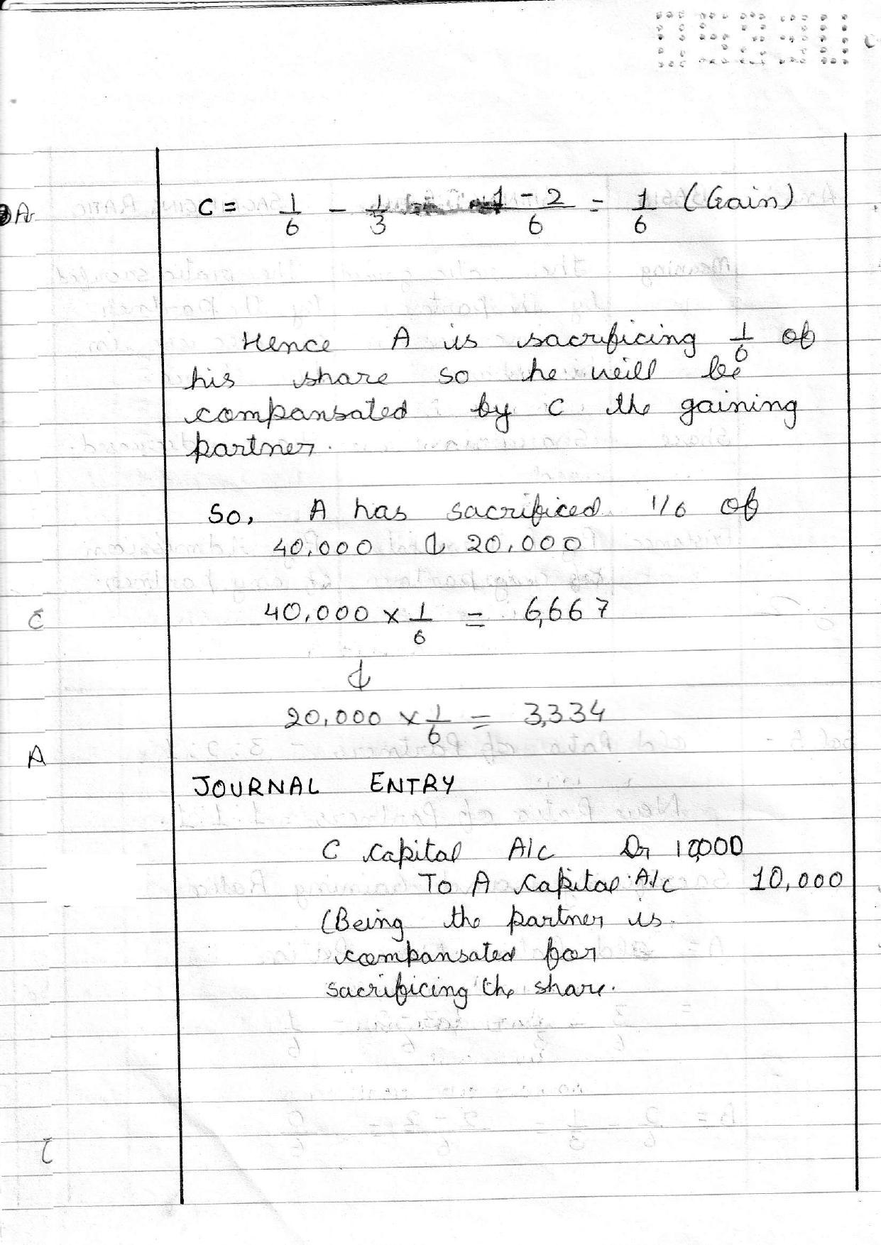 UBSE Class 12 Accountancy 2020 Toppers Answer Sheet - Page 5