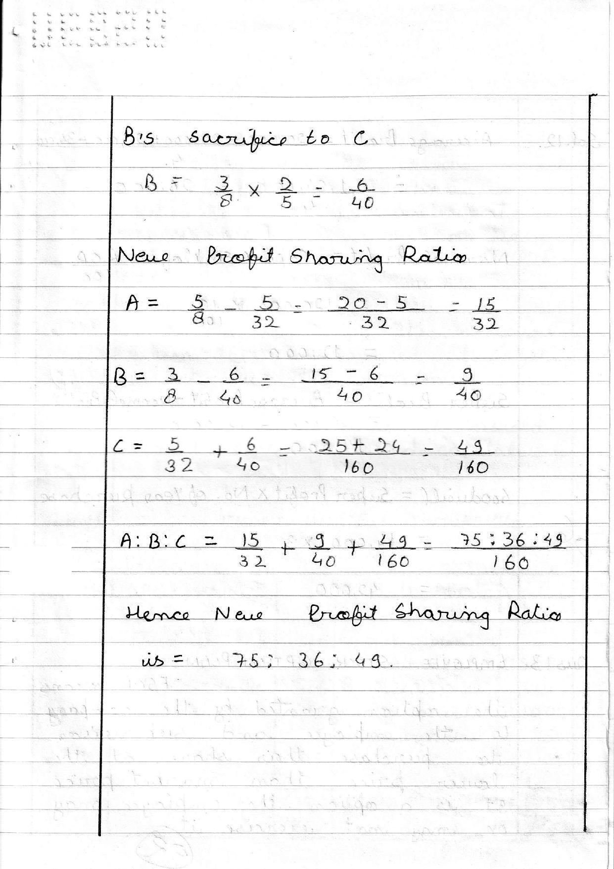 UBSE Class 12 Accountancy 2020 Toppers Answer Sheet - Page 12