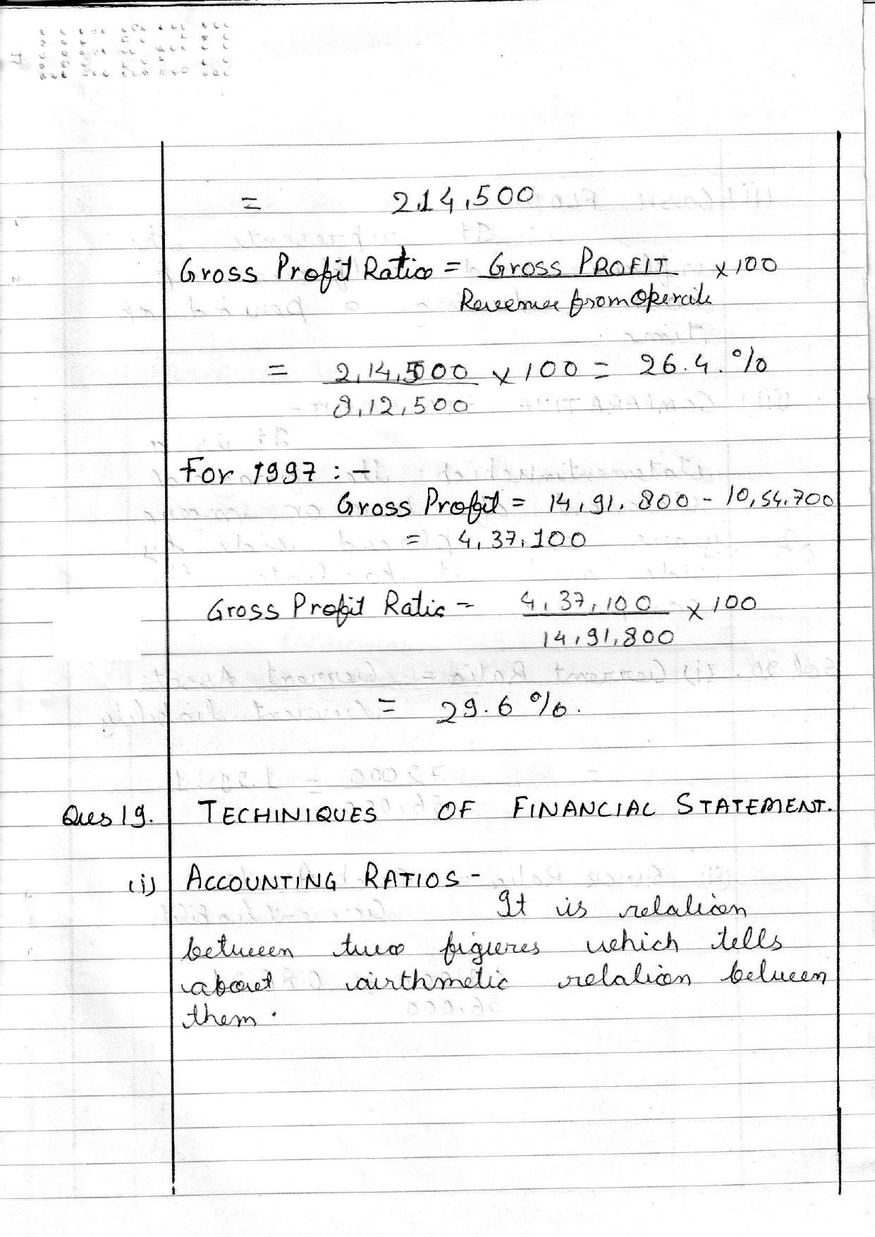 UBSE Class 12 Accountancy 2020 Toppers Answer Sheet - Page 18