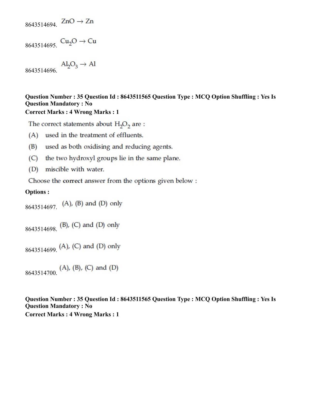 JEE Mains 2021: BTech EM (Shift 2) 16-03-2021 Question Paper - Page 34