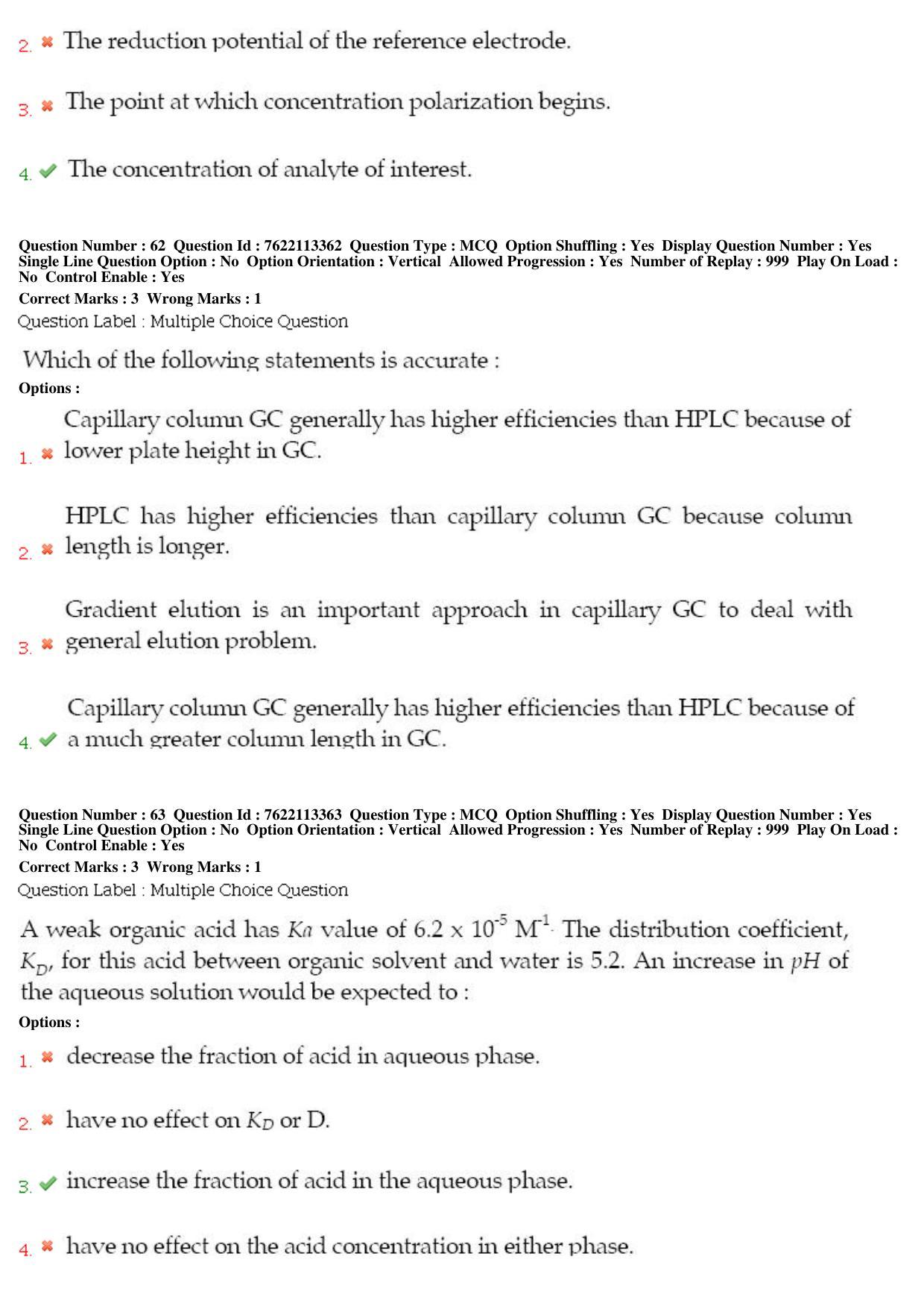 BHU RET Chemistry 2019 Question Paper - Page 31