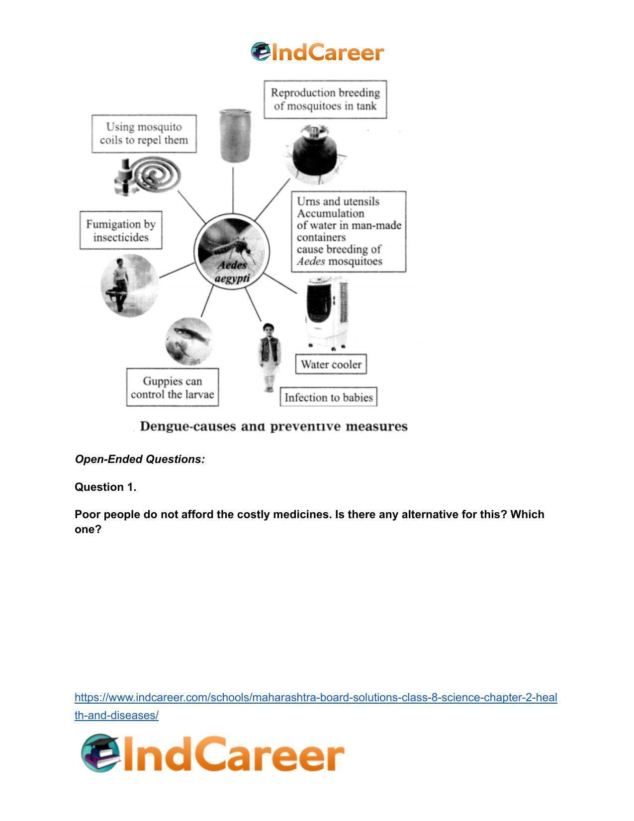 Maharashtra Board Solutions Class 8-Science: Chapter 2- Health and Diseases - Page 27