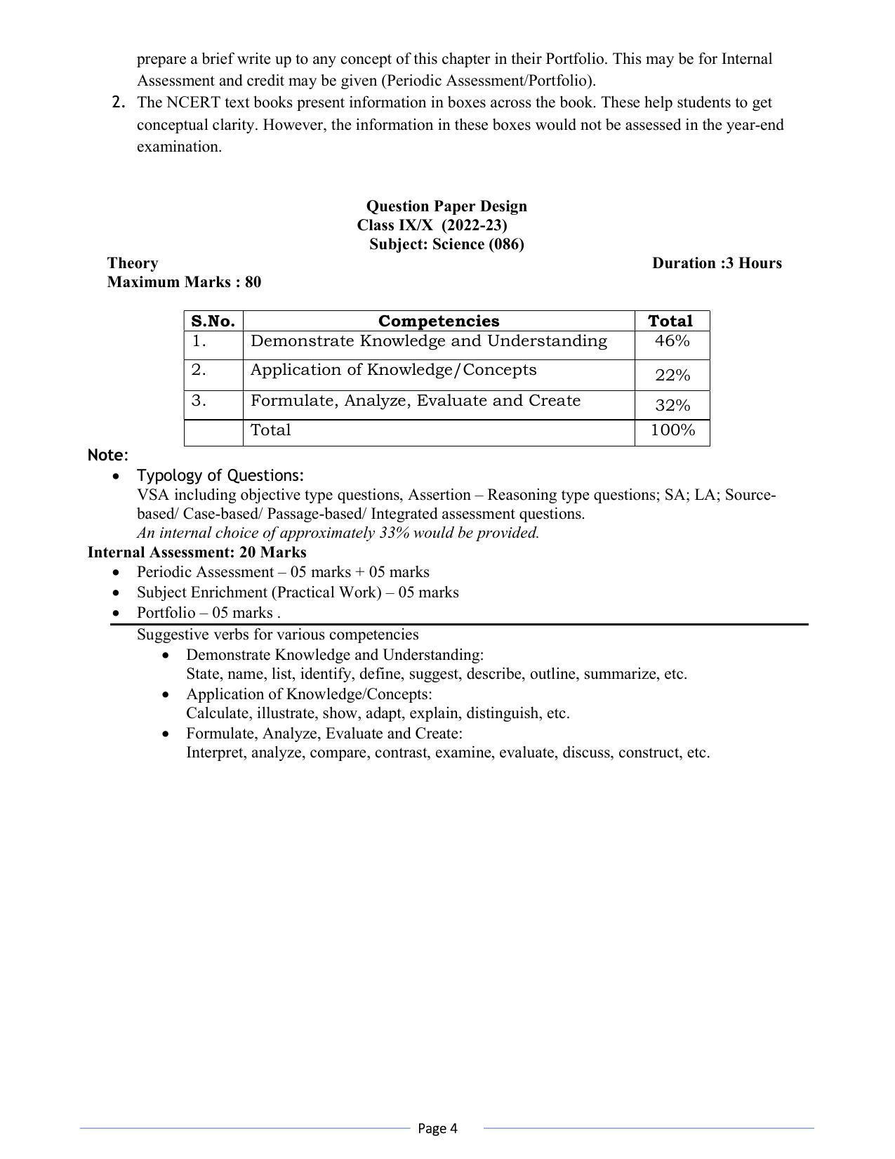 Edudel Class 10 Science (English Medium) Syllabus - Page 4