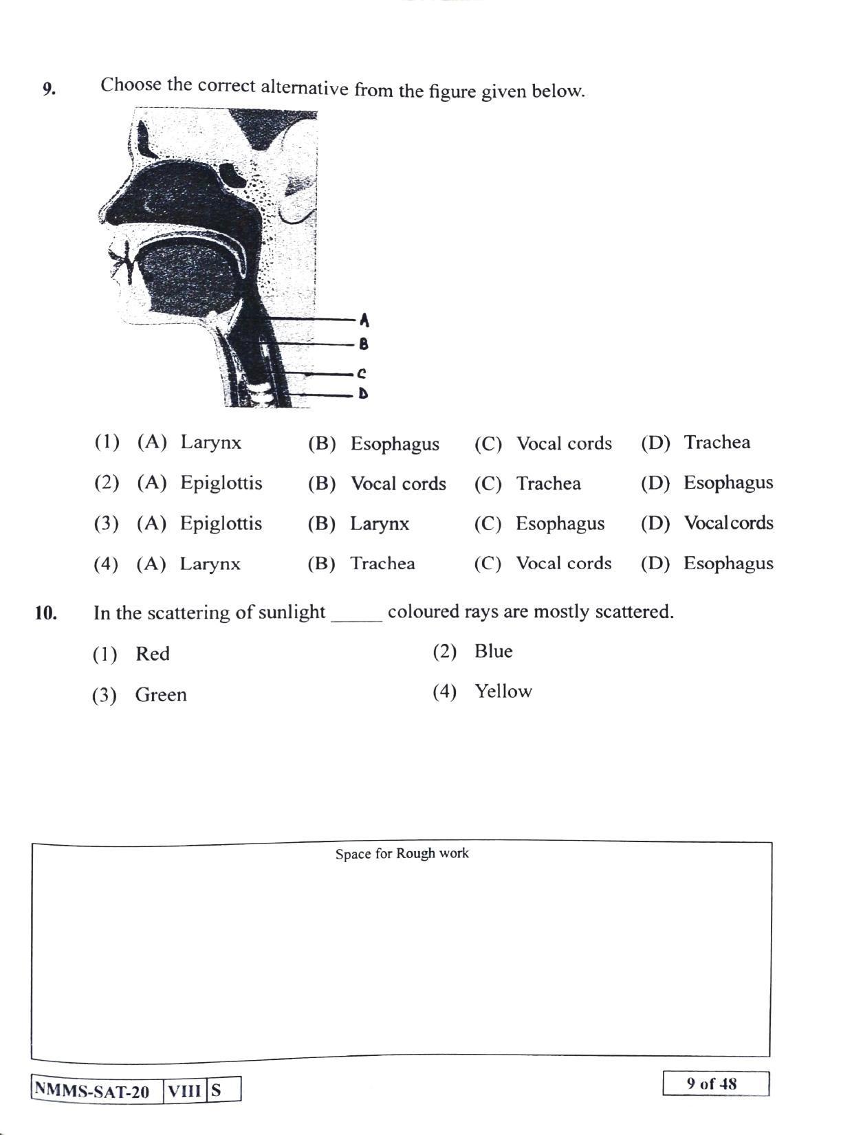 SAT SINDHI 2020-21 Class 8 Maharashtra NMMS Question Papers - Page 9