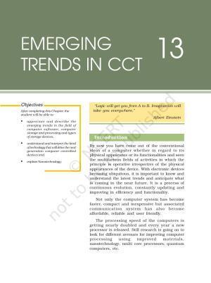 NCERT Book for Class 11 Computers Chapter 13 Emerging Trends in CCT