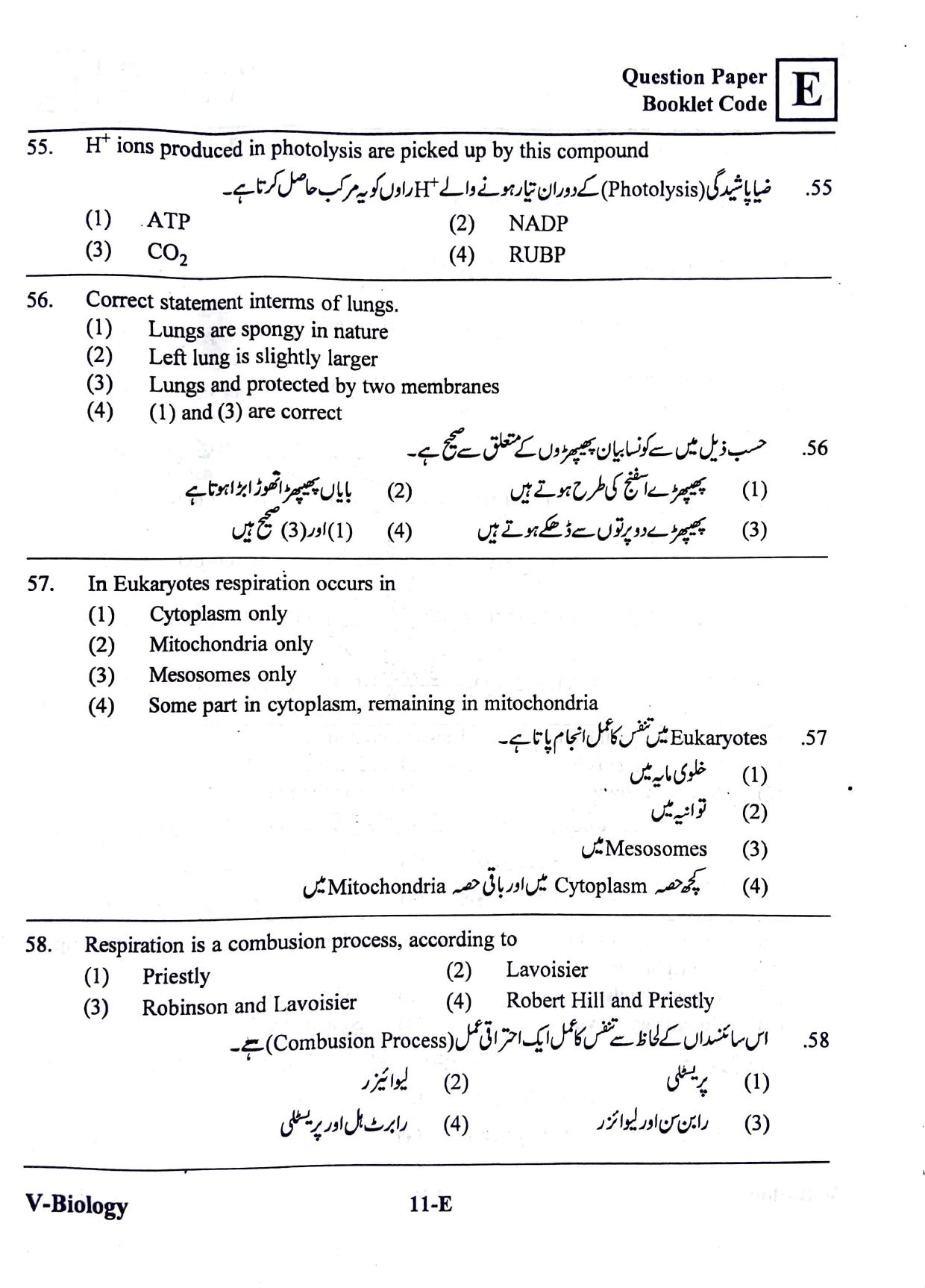 BiPC/ CGDT English/ Urdu Medium 2019 - Page 10