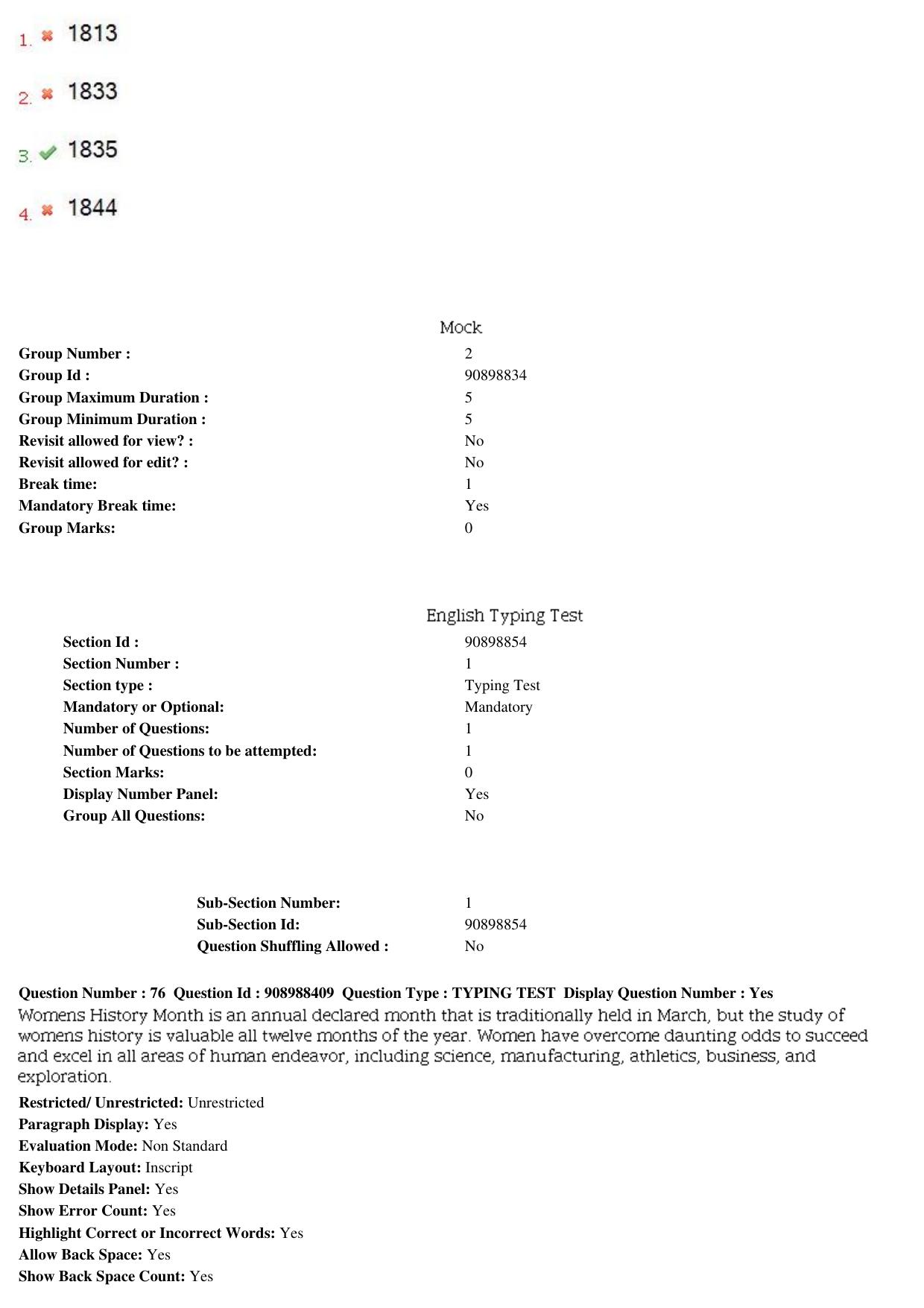 MP CPCT 28th Oct 2018 Scribe Inscript Question Paper Shift 2 - Page 54