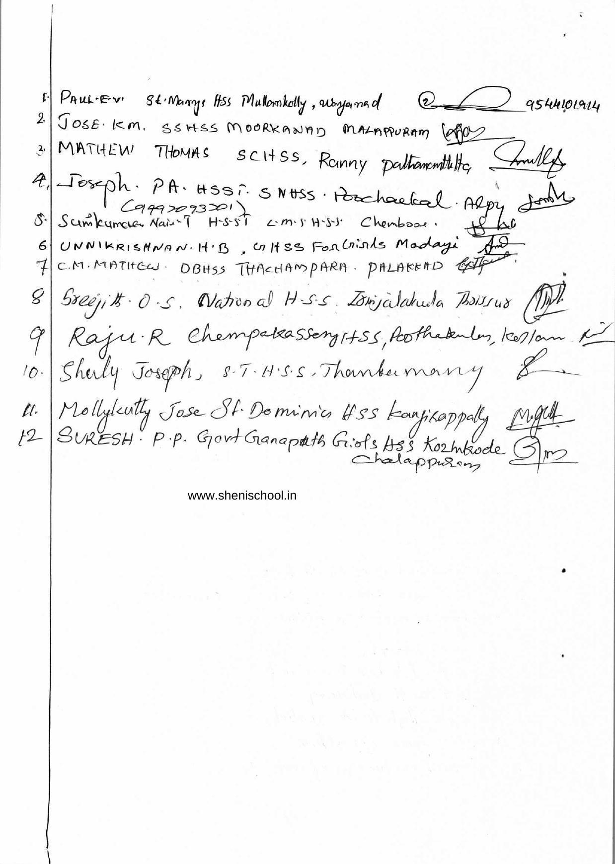 Kerala Plus Two 2018 Political Science Answer Key - Page 5