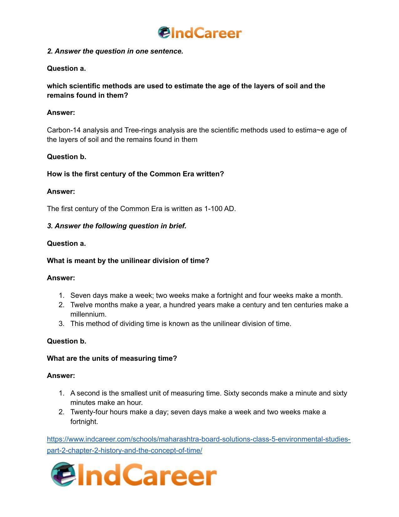Maharashtra Board Solutions Class 5-Environmental Studies (Part 2): Chapter 2- History and the Concept of ‘Time’ - Page 3