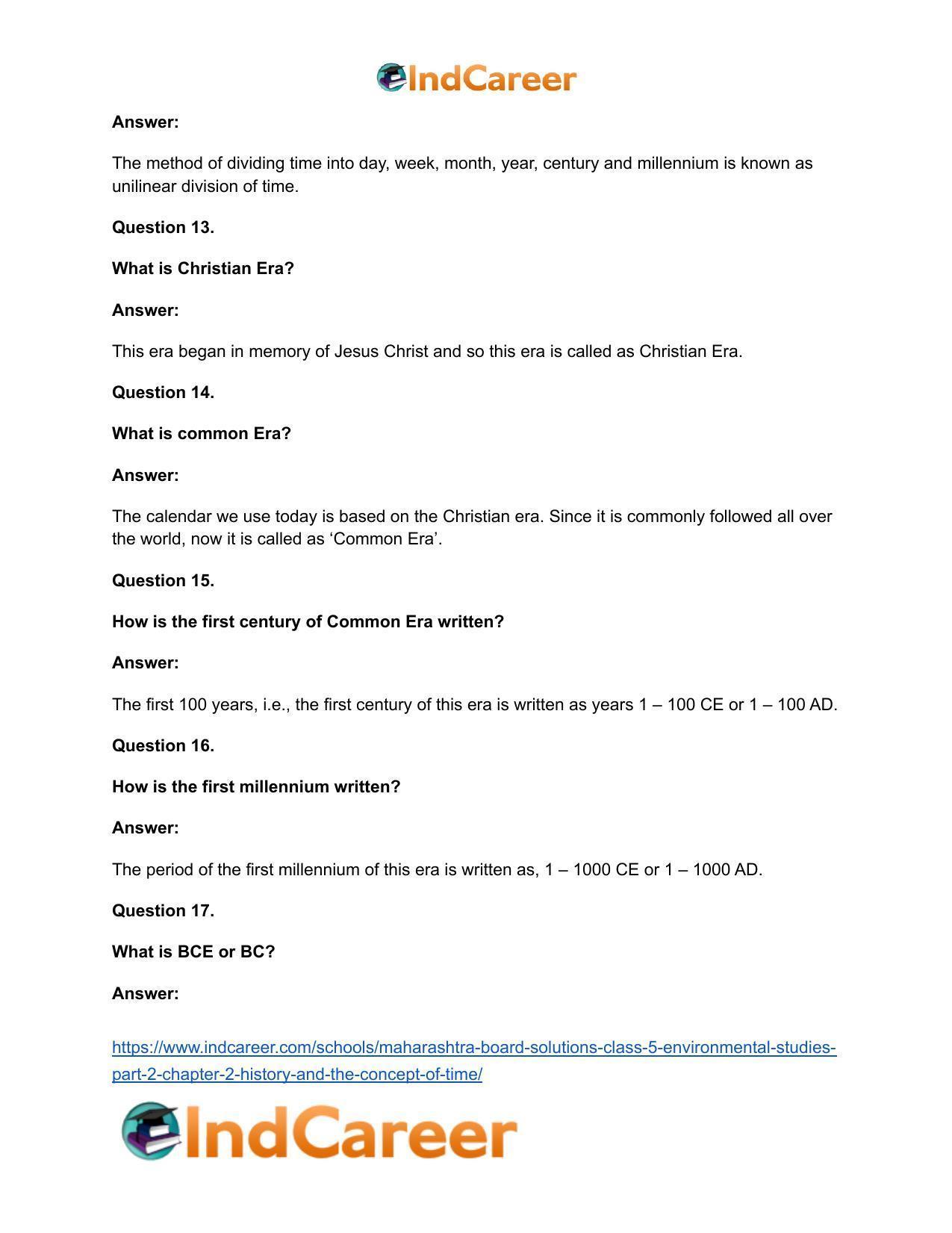 Maharashtra Board Solutions Class 5-Environmental Studies (Part 2): Chapter 2- History and the Concept of ‘Time’ - Page 12
