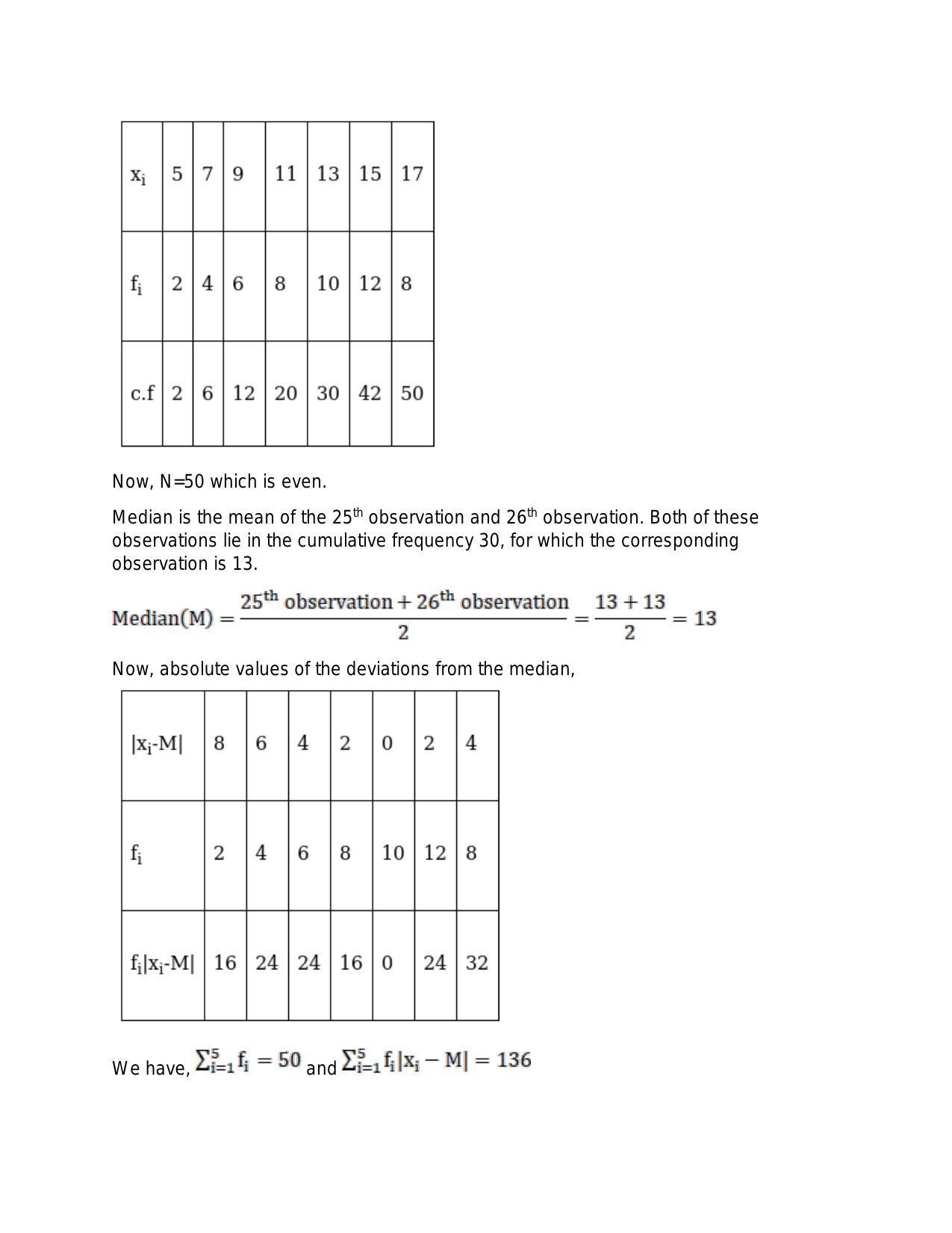Chapter 30: Statistics: RS Aggarwal Class 11 Solutions  - Page 13