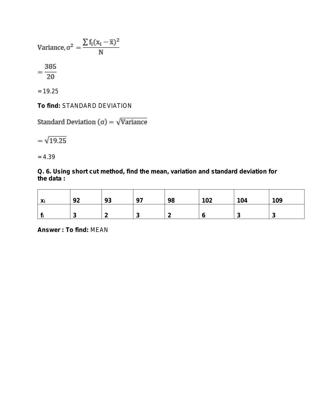 Chapter 30: Statistics: RS Aggarwal Class 11 Solutions  - Page 47