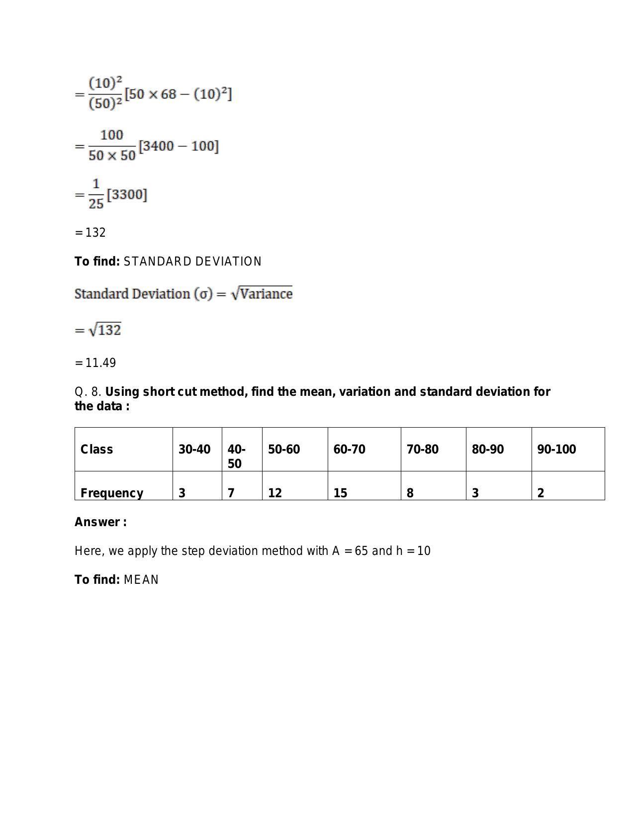 Chapter 30: Statistics: RS Aggarwal Class 11 Solutions  - Page 54
