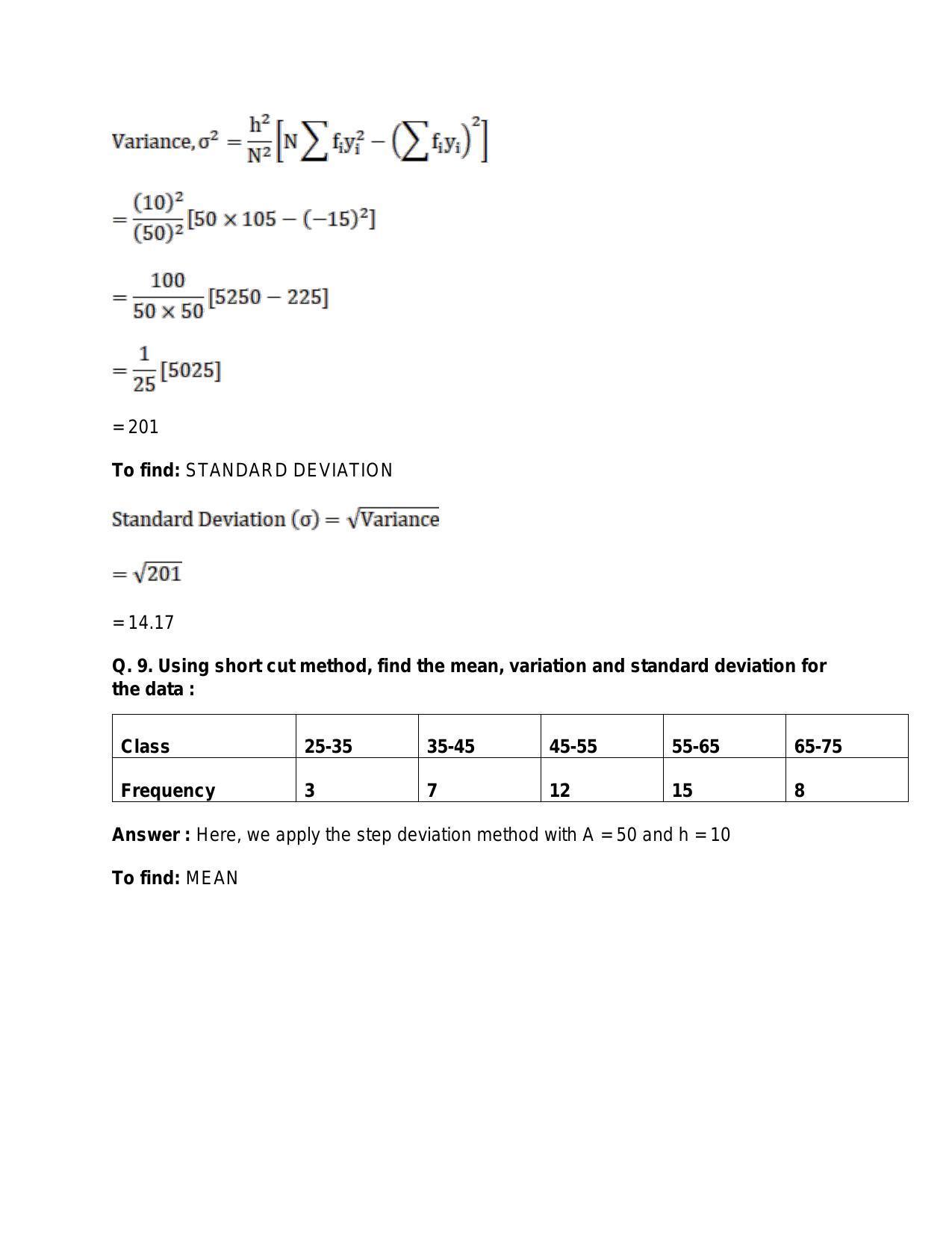 Chapter 30: Statistics: RS Aggarwal Class 11 Solutions  - Page 58