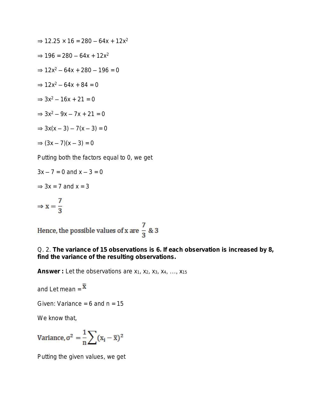 Chapter 30: Statistics: RS Aggarwal Class 11 Solutions  - Page 63