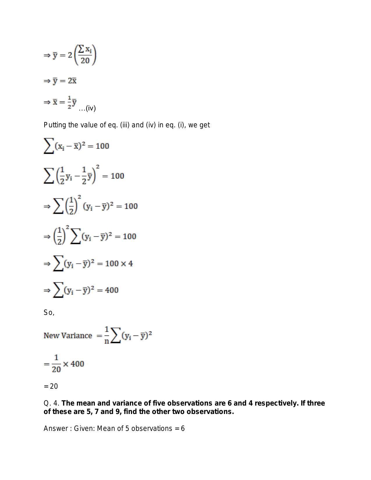 Chapter 30: Statistics: RS Aggarwal Class 11 Solutions  - Page 67