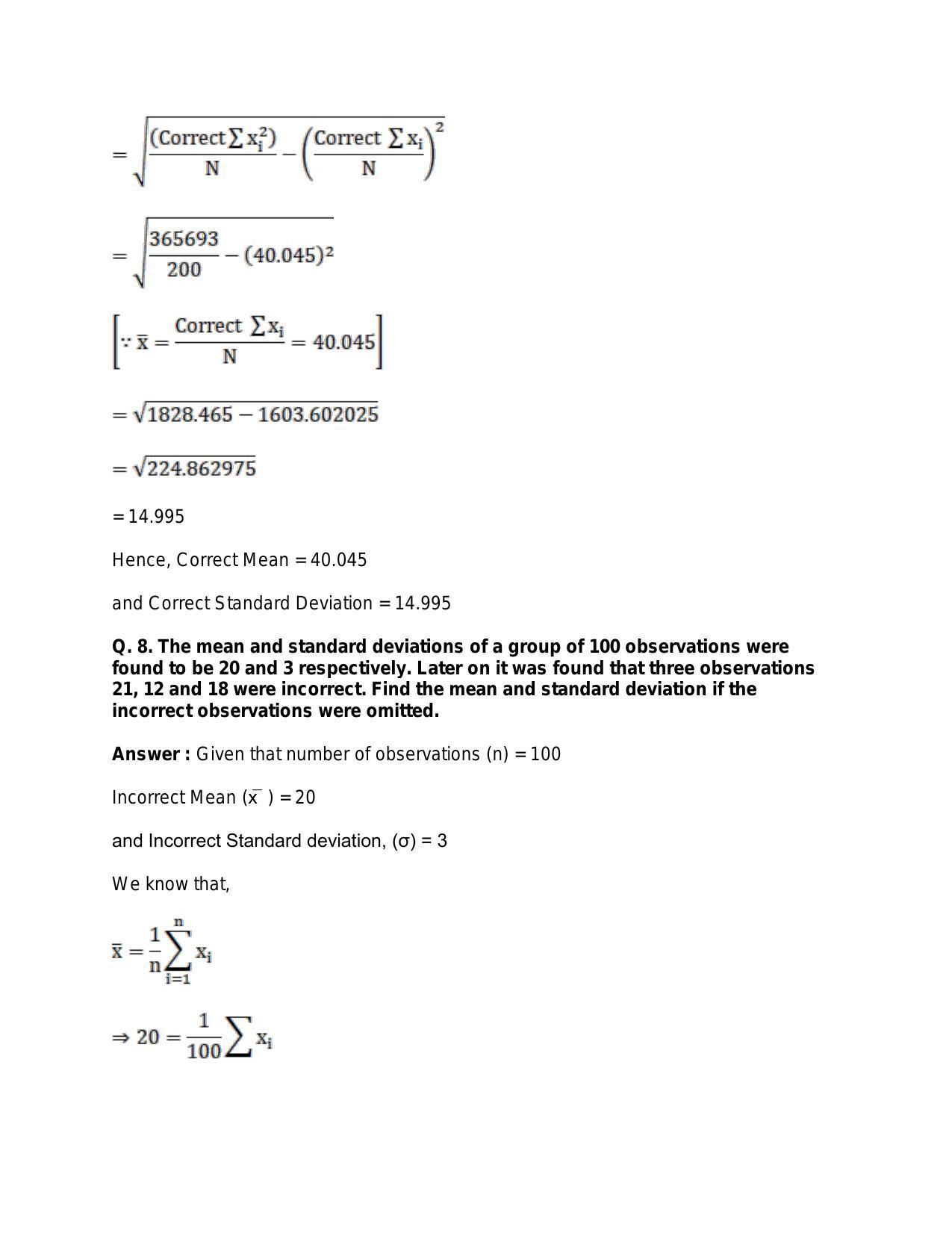 Chapter 30: Statistics: RS Aggarwal Class 11 Solutions  - Page 81