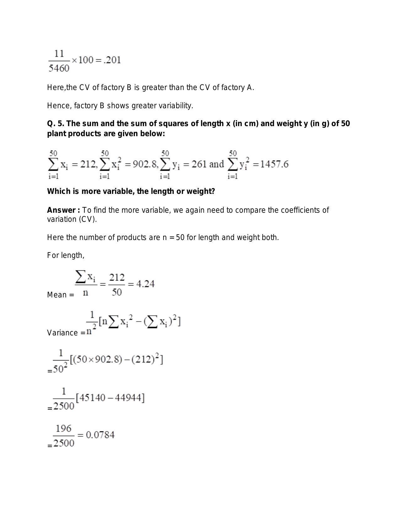 Chapter 30: Statistics: RS Aggarwal Class 11 Solutions  - Page 89