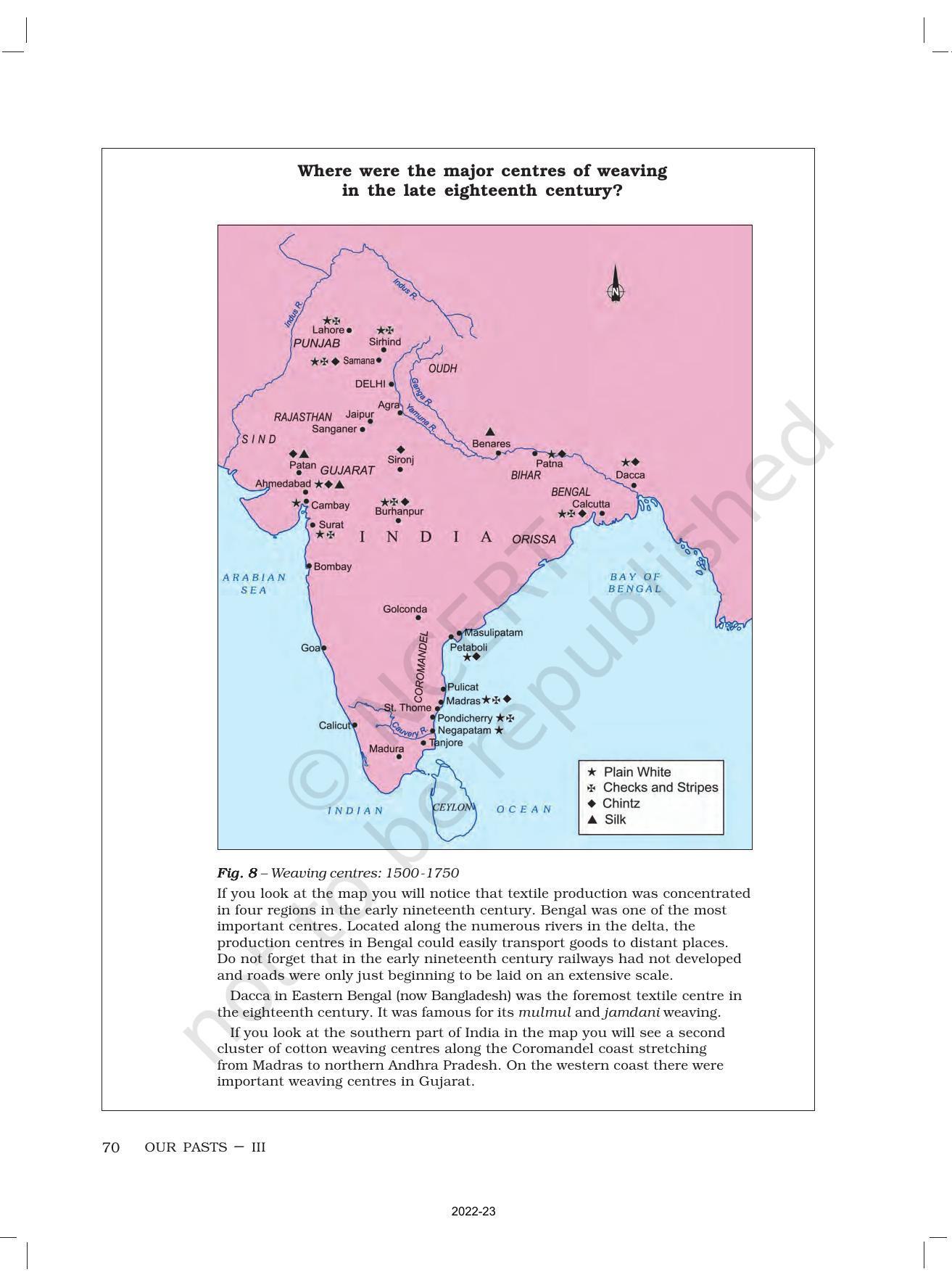 NCERT Book for Class 8 History Chapter 7 Weavers, Iron Smelters and Factory Owners - Page 6