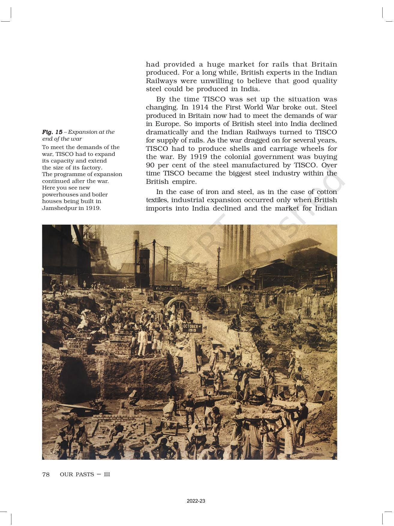 NCERT Book for Class 8 History Chapter 7 Weavers, Iron Smelters and Factory Owners - Page 14