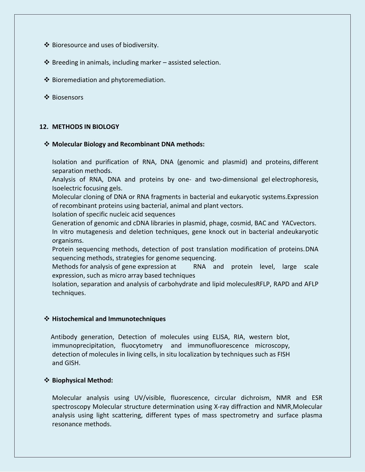 NTA PhD Entrance Exam Zoology Syllabus - Page 8