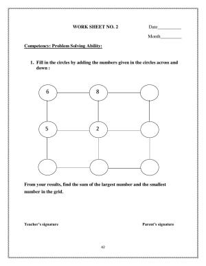 Worksheets for Class 2 Maths Assignment 65 Add Our Points