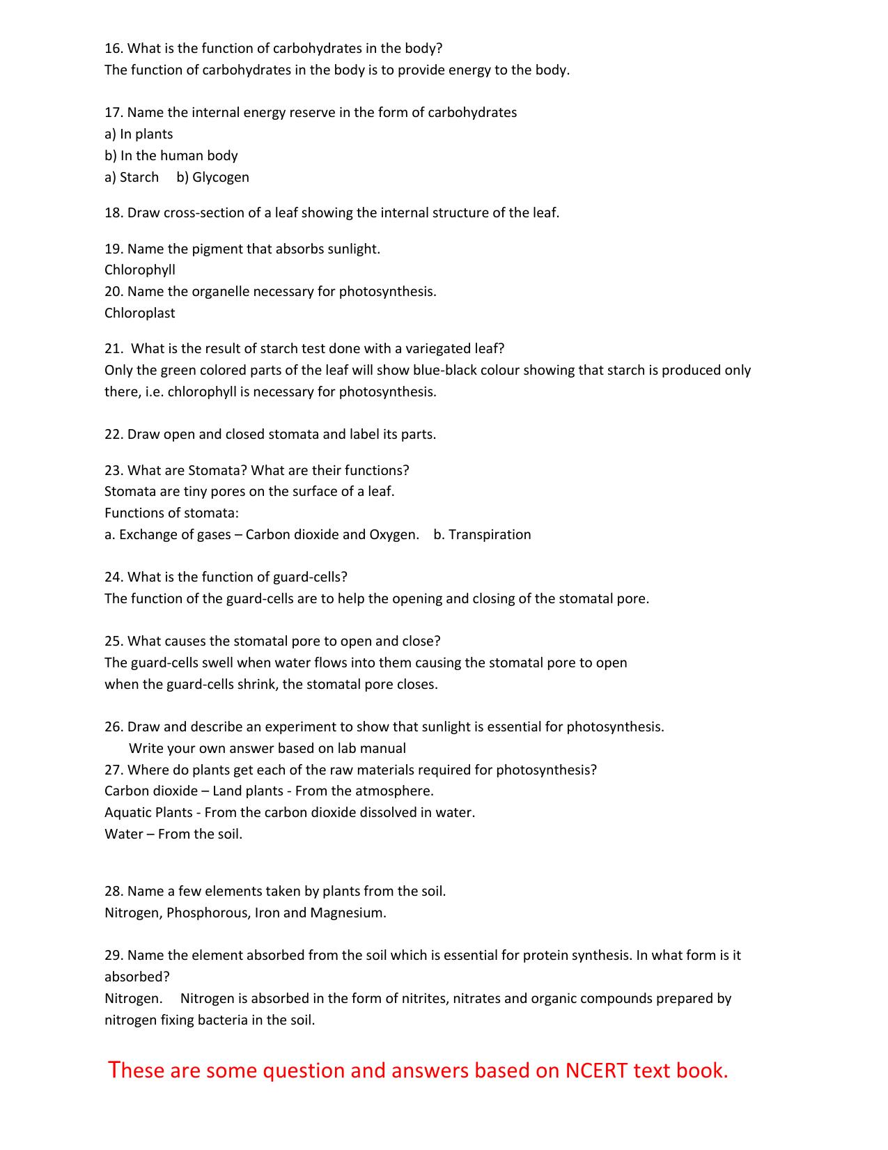 CBSE Worksheets for Class 10 Science Assignment 2 - Page 2