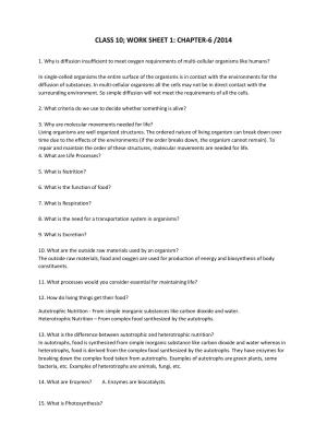 CBSE Worksheets for Class 10 Science Assignment 2