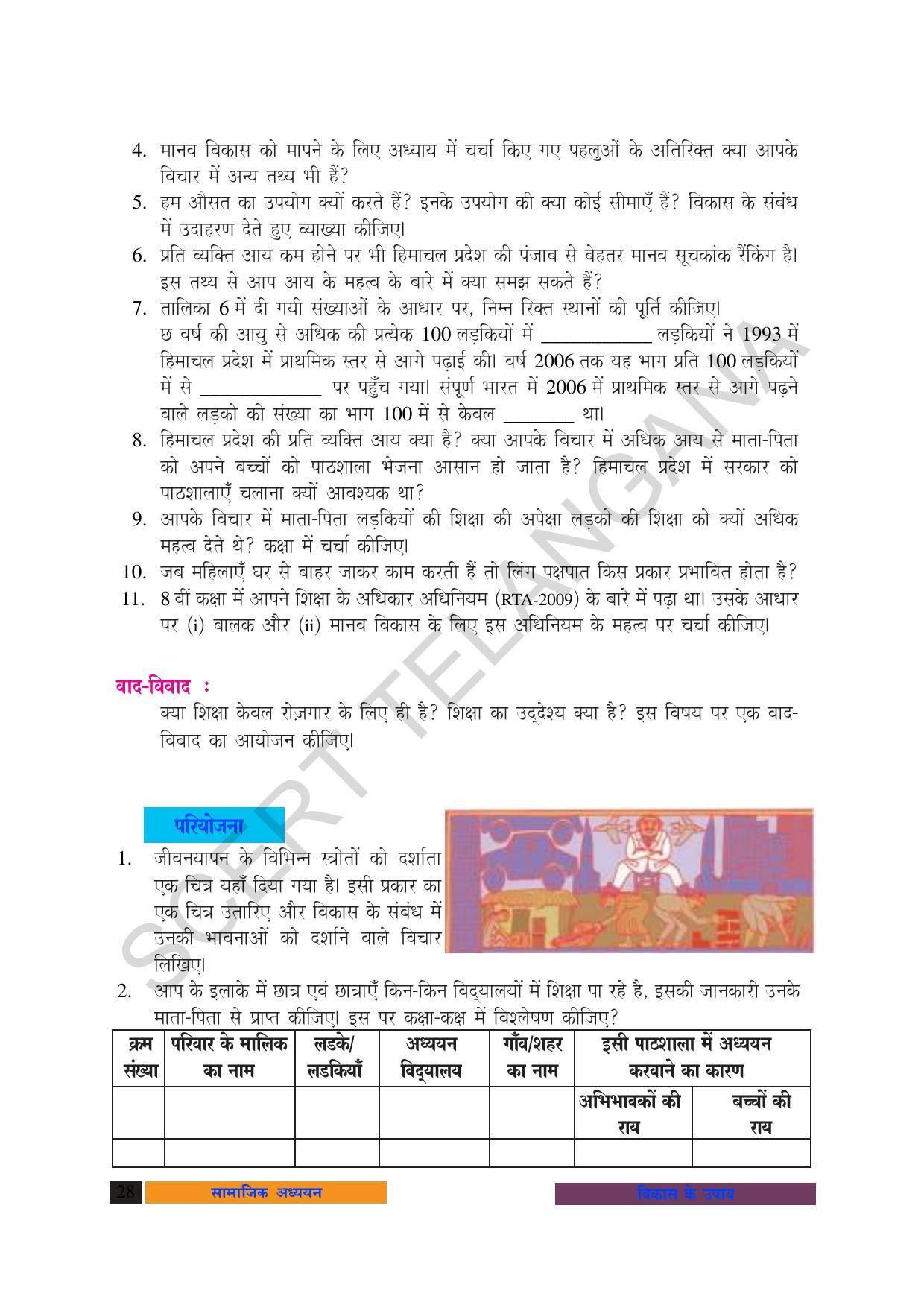 TS SCERT Class 10 Social Science (Hindi Medium) Text Book - Page 40