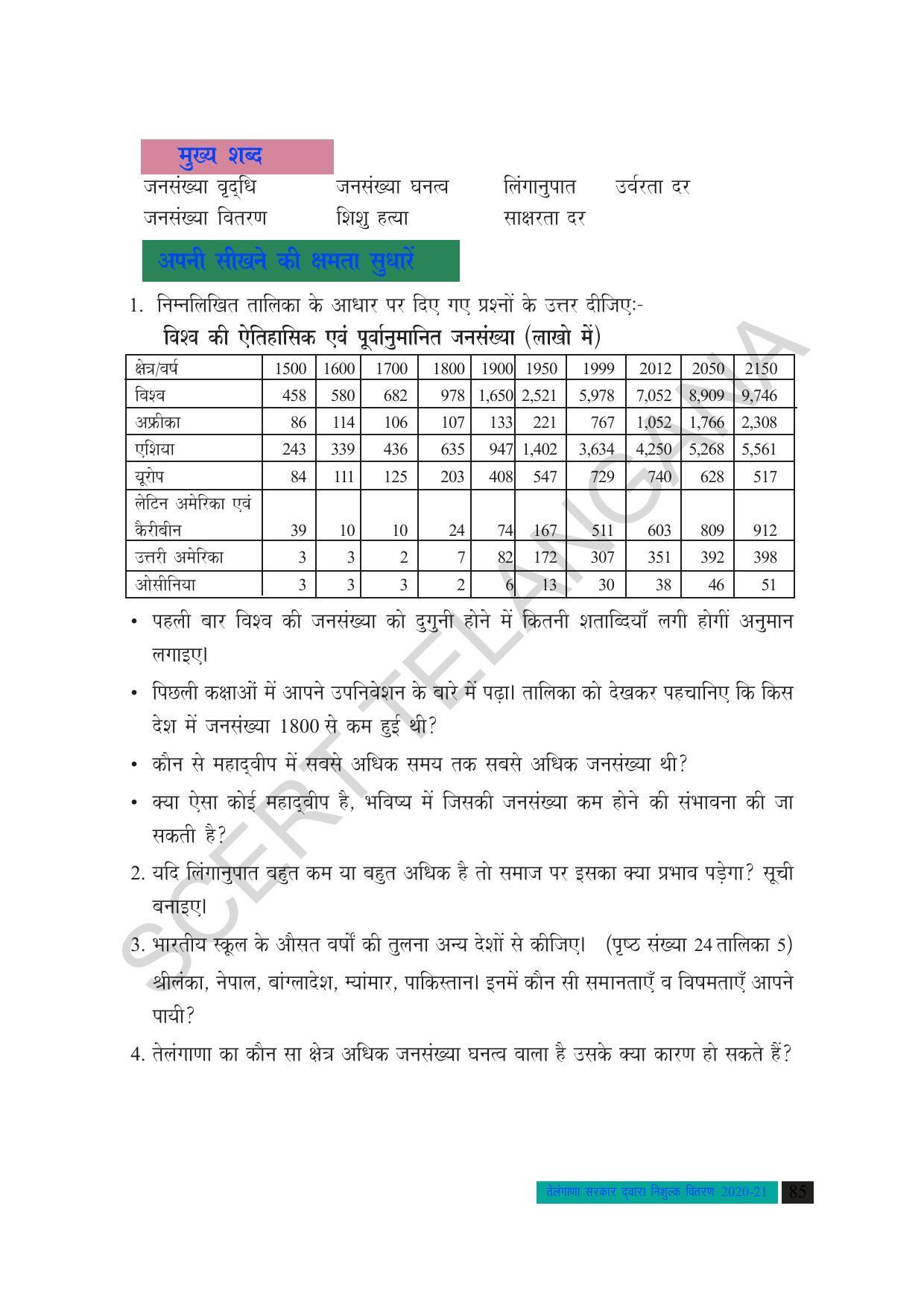 TS SCERT Class 10 Social Science (Hindi Medium) Text Book - Page 97