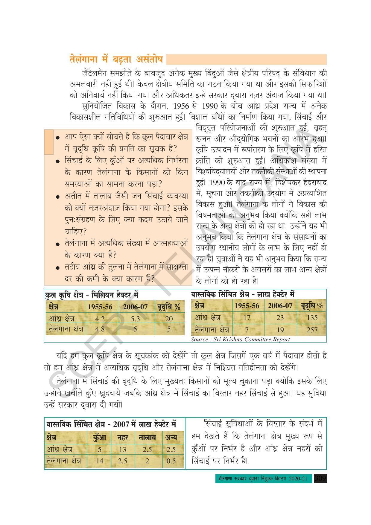 TS SCERT Class 10 Social Science (Hindi Medium) Text Book - Page 321