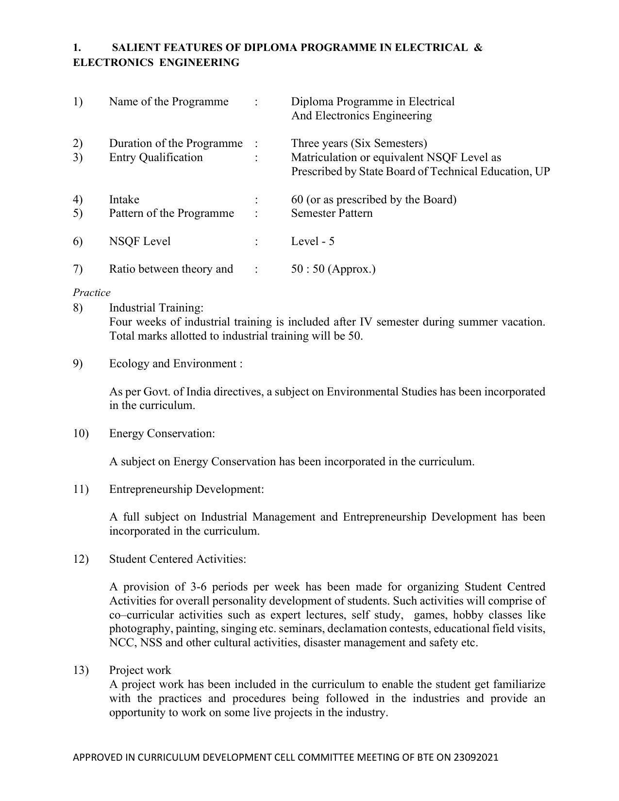 SYLLABUS FOR SEMESTER SYSTEM EFFECTIVE FROM (2021-2022) - ELECTRICAL AND ELECTRONICS ENGINEERING - Page 7