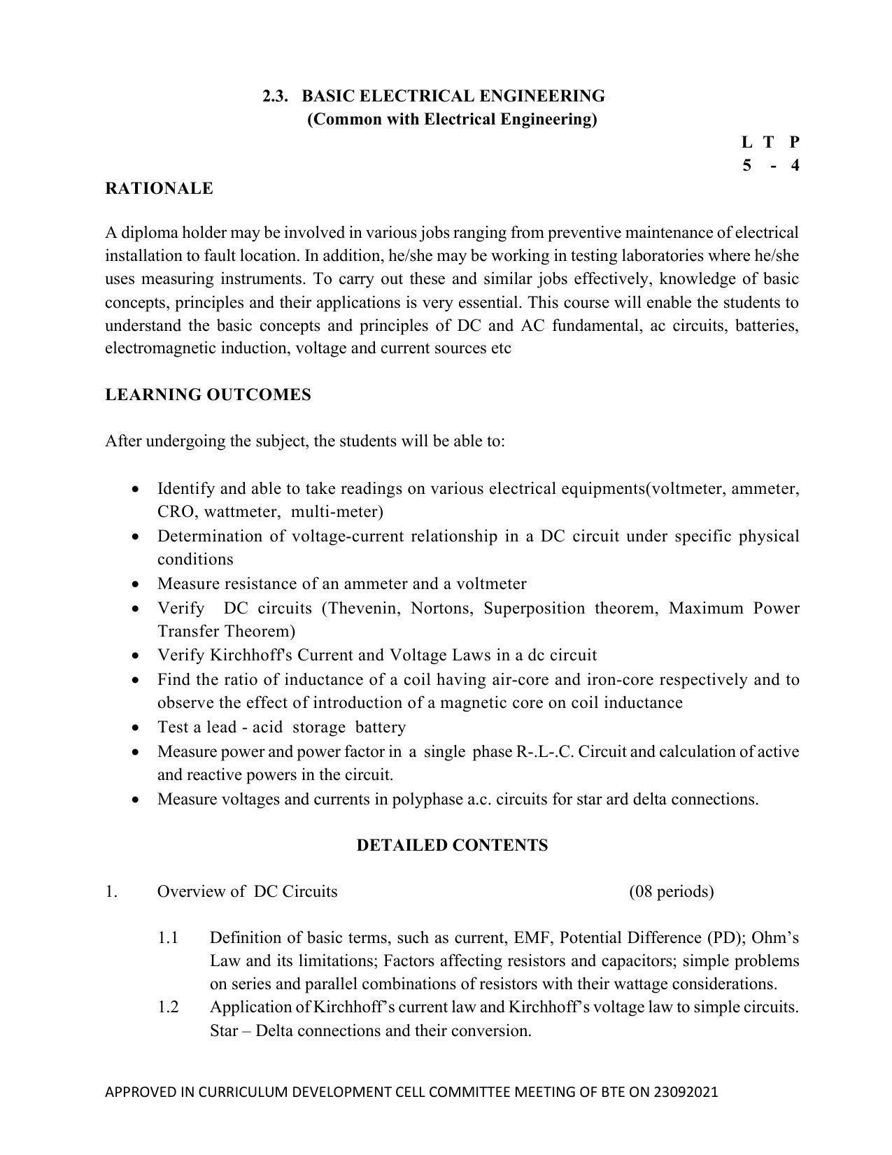 SYLLABUS FOR SEMESTER SYSTEM EFFECTIVE FROM (2021-2022) - ELECTRICAL AND ELECTRONICS ENGINEERING - Page 60