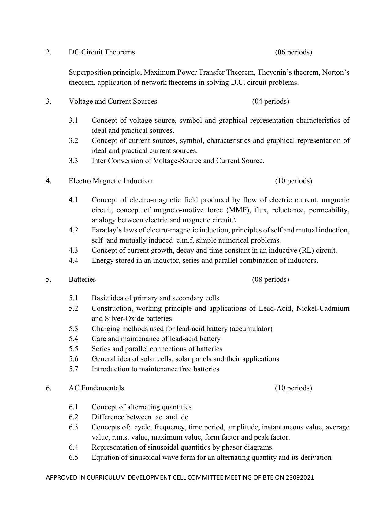 SYLLABUS FOR SEMESTER SYSTEM EFFECTIVE FROM (2021-2022) - ELECTRICAL AND ELECTRONICS ENGINEERING - Page 61