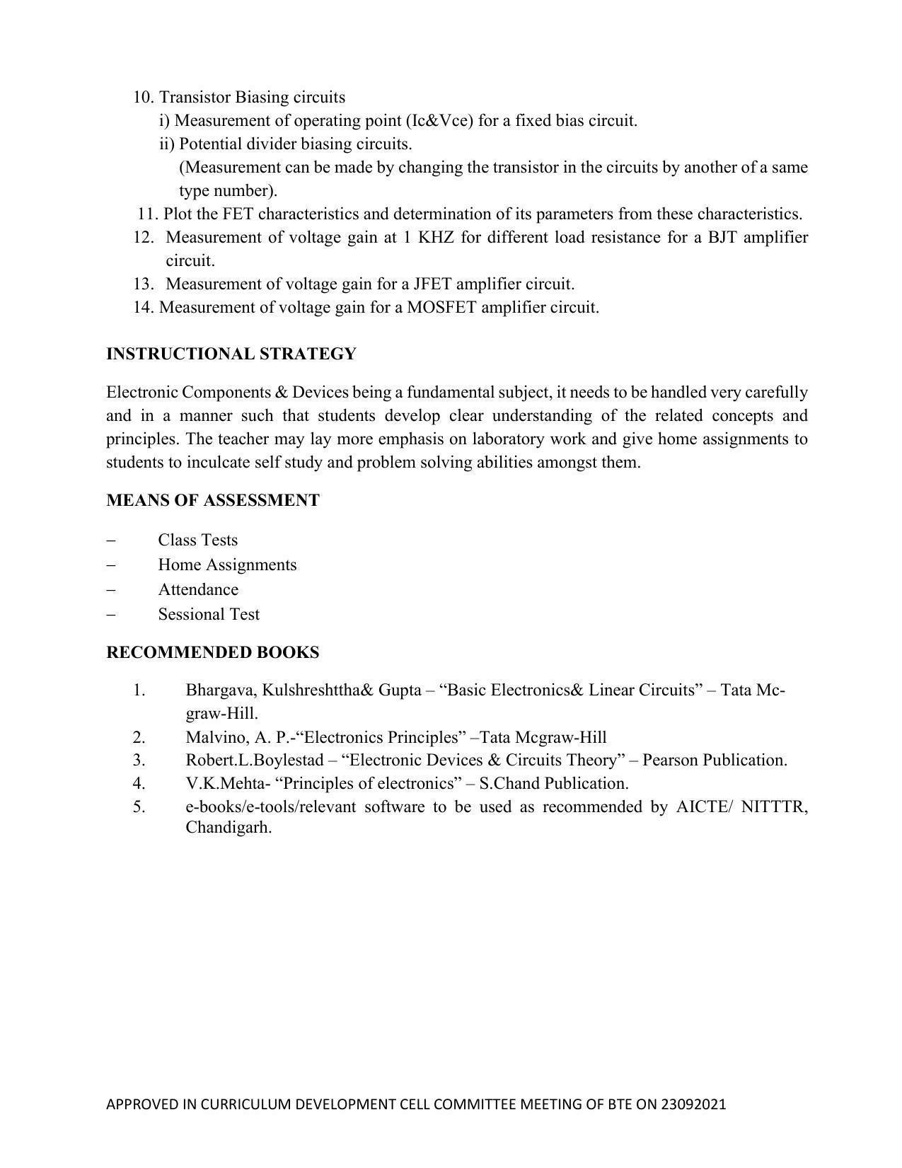 SYLLABUS FOR SEMESTER SYSTEM EFFECTIVE FROM (2021-2022) - ELECTRICAL AND ELECTRONICS ENGINEERING - Page 75