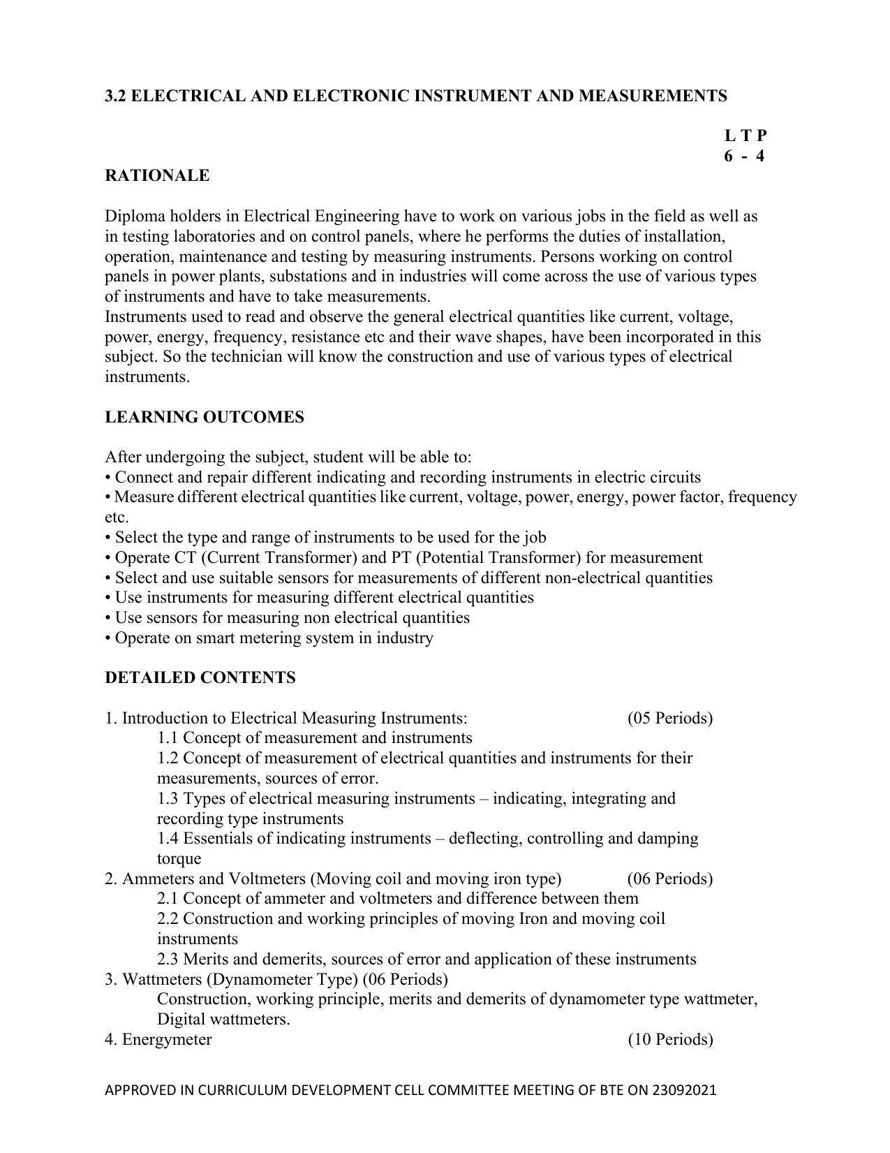 SYLLABUS FOR SEMESTER SYSTEM EFFECTIVE FROM (2021-2022) - ELECTRICAL AND ELECTRONICS ENGINEERING - Page 84
