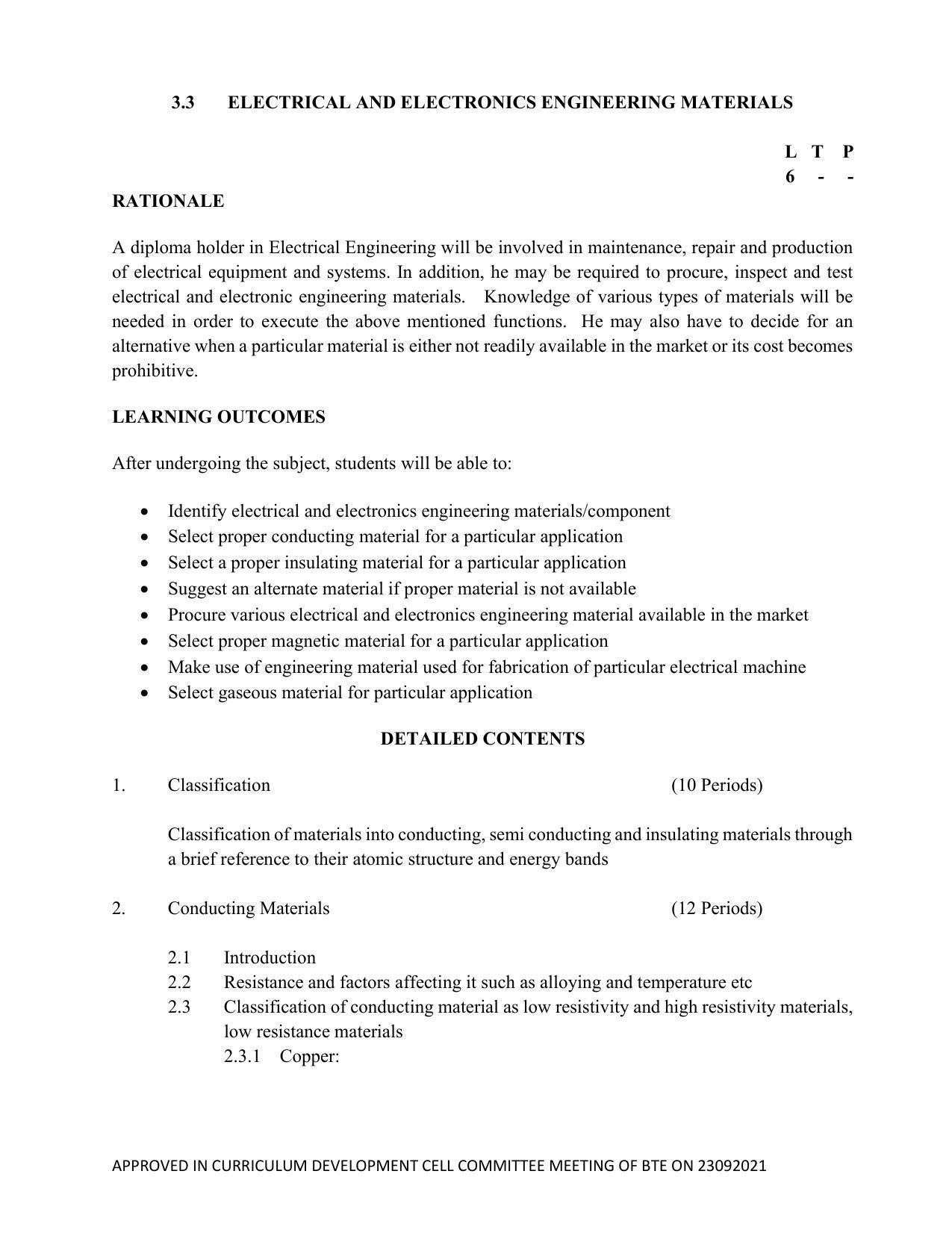 SYLLABUS FOR SEMESTER SYSTEM EFFECTIVE FROM (2021-2022) - ELECTRICAL AND ELECTRONICS ENGINEERING - Page 88