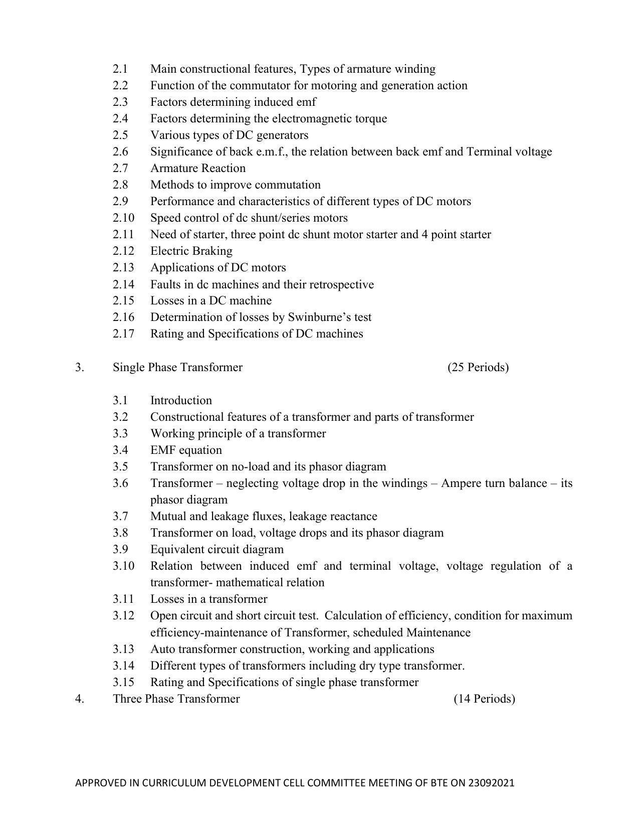 SYLLABUS FOR SEMESTER SYSTEM EFFECTIVE FROM (2021-2022) - ELECTRICAL AND ELECTRONICS ENGINEERING - Page 97